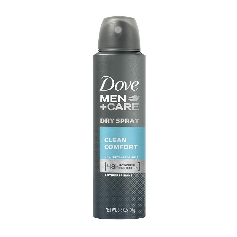 Desodorante antitranspirante spray seco Dove Men+Care Clean Comfort, 107 g