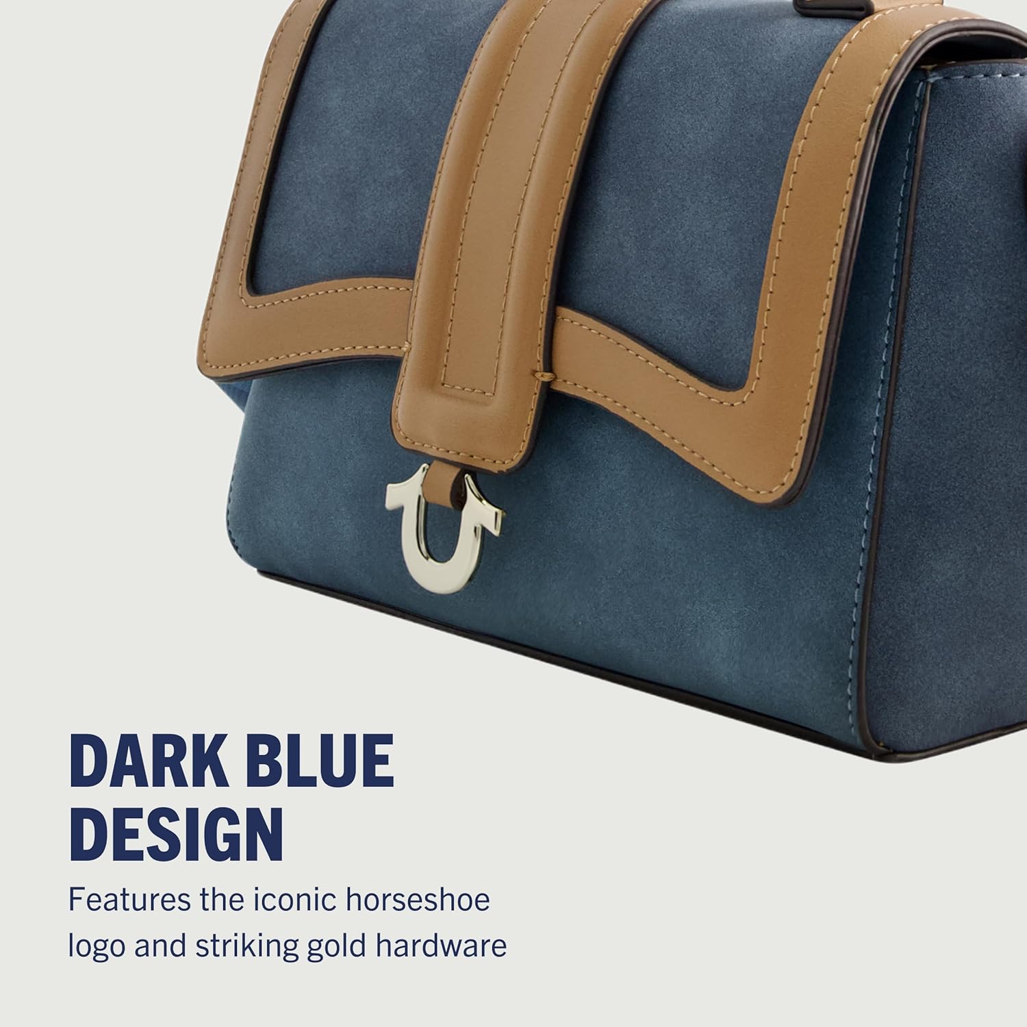 True Religion Women's Satchel Bag, Mini Crossbody Purse Handbag with Adjustable Shoulder Strap - Image 3