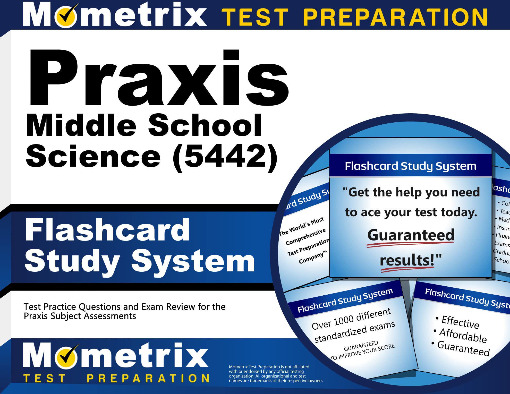 Praxis Middle School: Science (5442) Flashcard Study System: Test Practice Questions and Exam Review for the Praxis Subject Assessments (Mometrix Test Preparation)