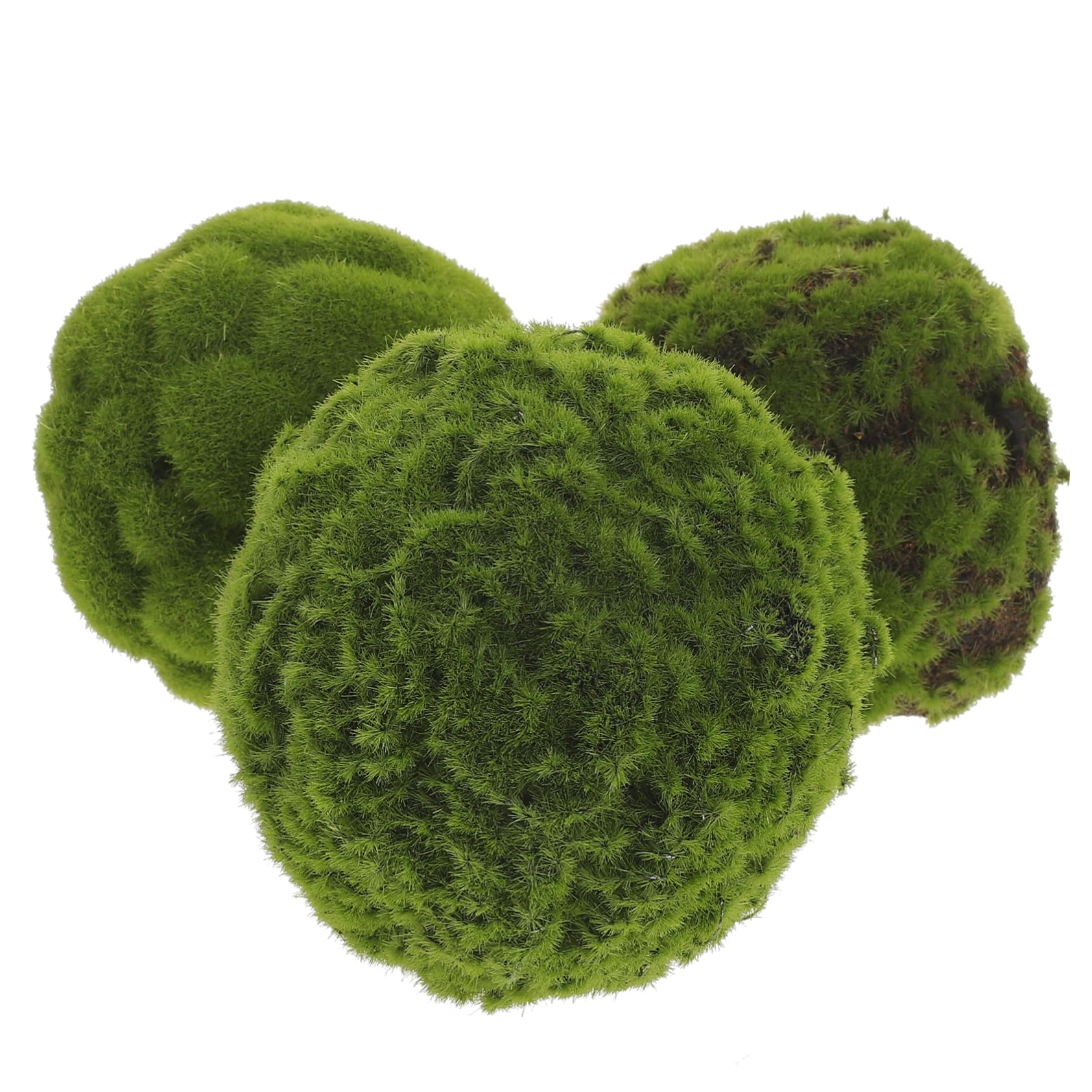 Alipis 9 Pz Palla Di Muschio Simulata Palline Decorative Di Muschio Alberi Topiari Finti Palla Topiaria Vegetale Artificiale Palline Di Muschio Naturale Pianta Da Green Schiuma