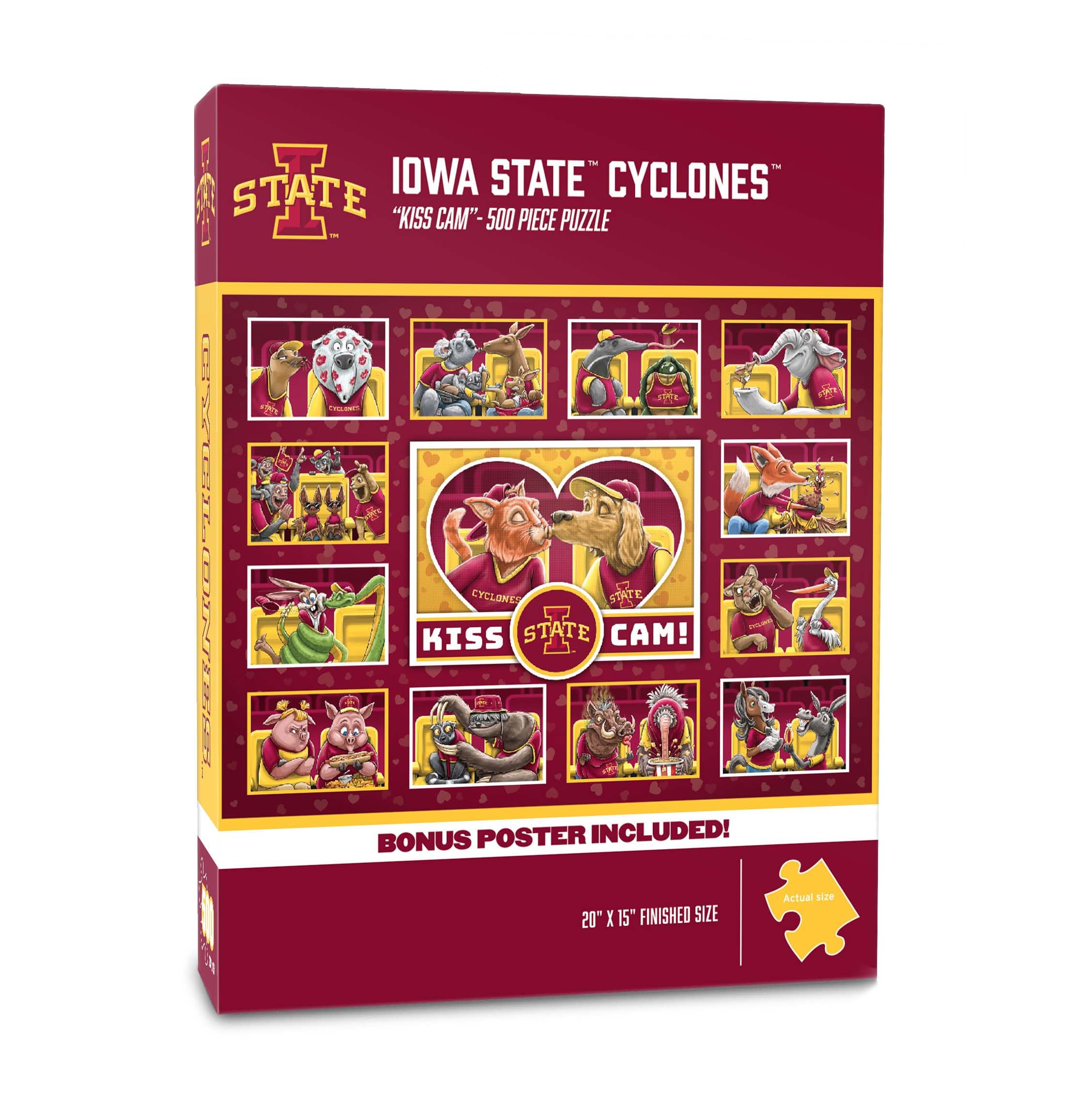 YouTheFan NCAA Iowa State Cyclones “Kiss Cam” 500 Puzzle