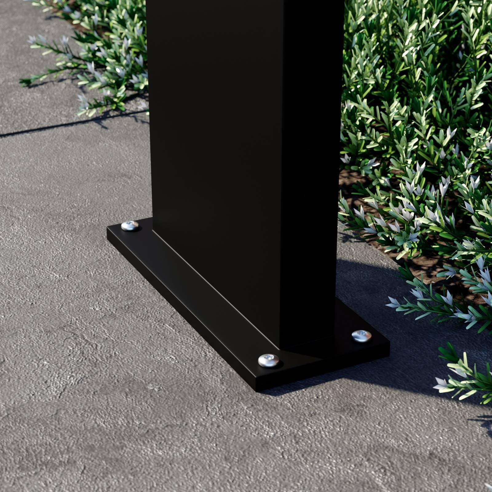 Arcchio Lampada LED da esterni (Moderno) colore Nero, in Alluminio lampadina inclusa lampioncino paletto luminoso lampada viale lampione