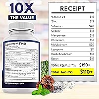 Vista 5 de NEW AGE Suplemento avanzado de próstata para hombres Reduce los viajes al baño, promueve el sueño, apoya la salud y el vaciado de la vejiga