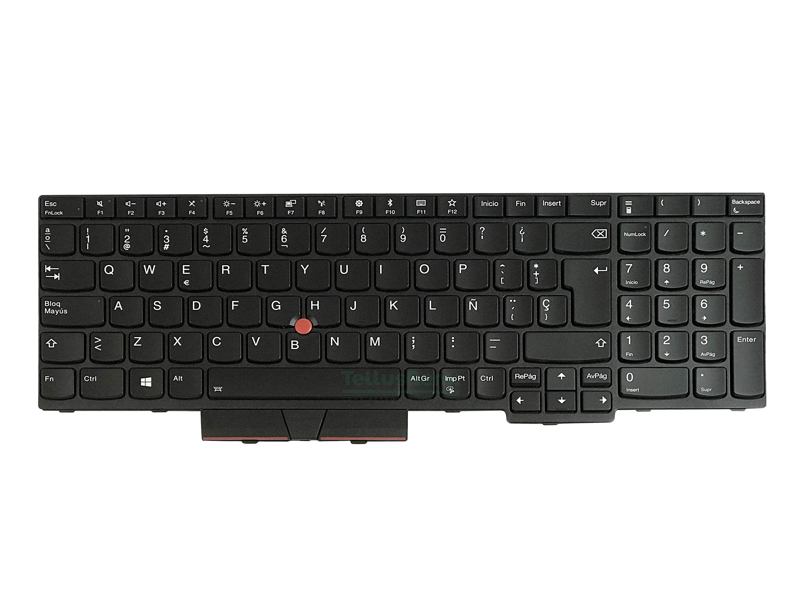 Teclado de respuesto Español retroiluminado para Lenovo Thinkpad T570 T580 P51s P52s