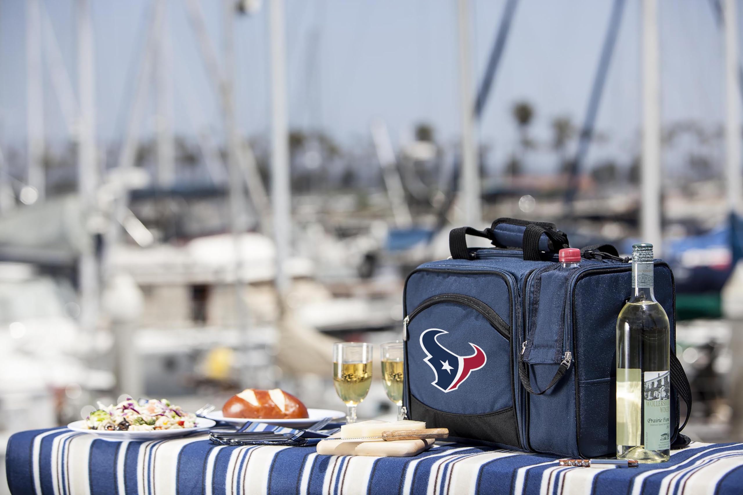 Picnic Time NFL Malibu - Cesta de Picnic Unisex para Adultos, Azul Marino, Talla única