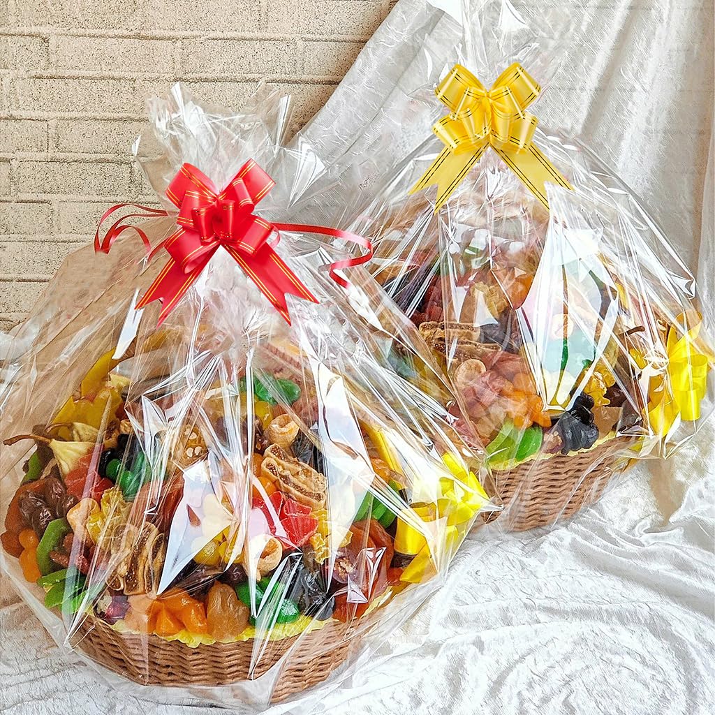 10pcs Large Cellophane Bags For Hamper 40 X 28 Inch Clear Cellophane - View #9