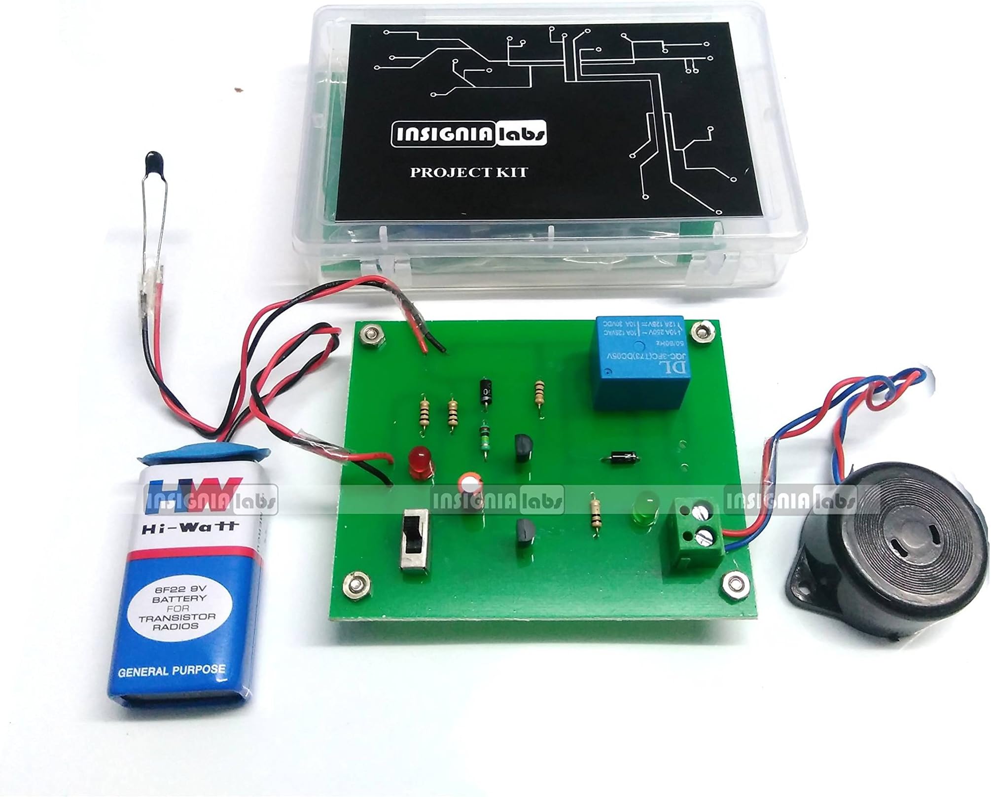 FIRE Detector & Alarm KIT Project - School College Electronic Project