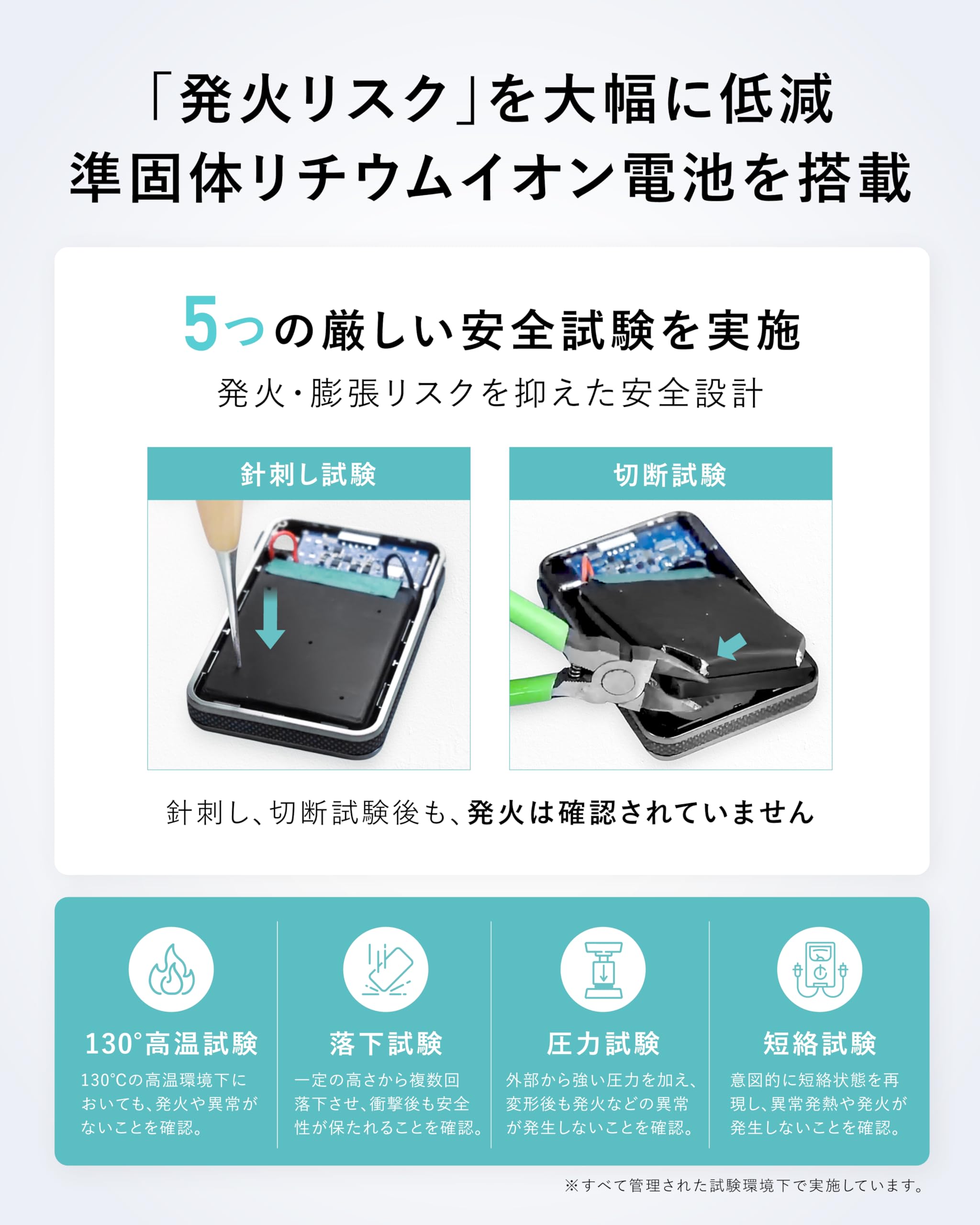 Amazon.co.jp: QIROCA 半固体電池 Qi2.2 25W モバイルバッテリー