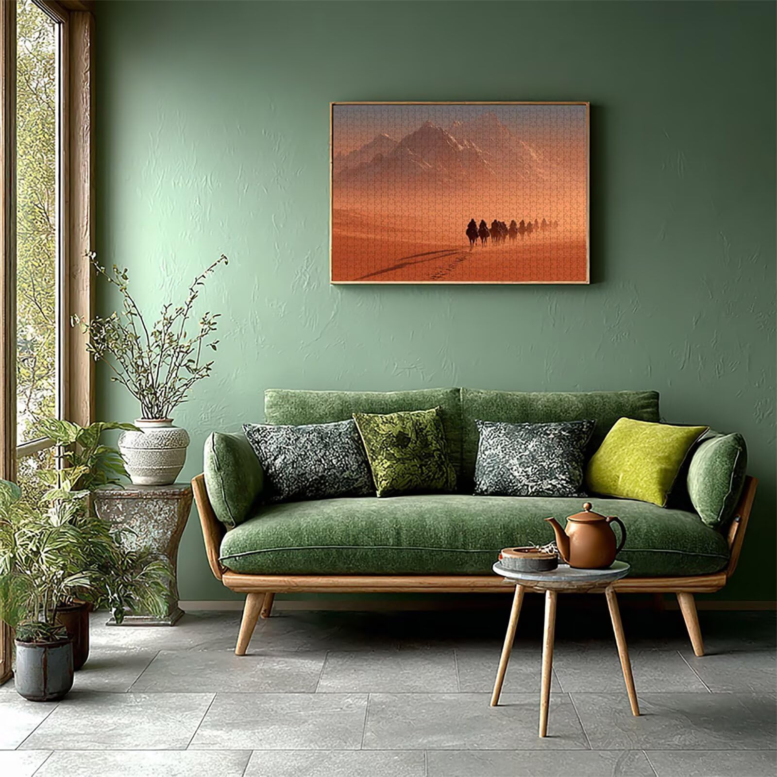 Desierto Puzzle Madera 4000 Piezas, MontañA Puzzle Adultos con Caja 141x87cm, Rompecabezas Desafiante, para Hombres Mujeres Adolescente, Juegos de Rompecabezas Creativos, Decoracion Hogar, 8-2421