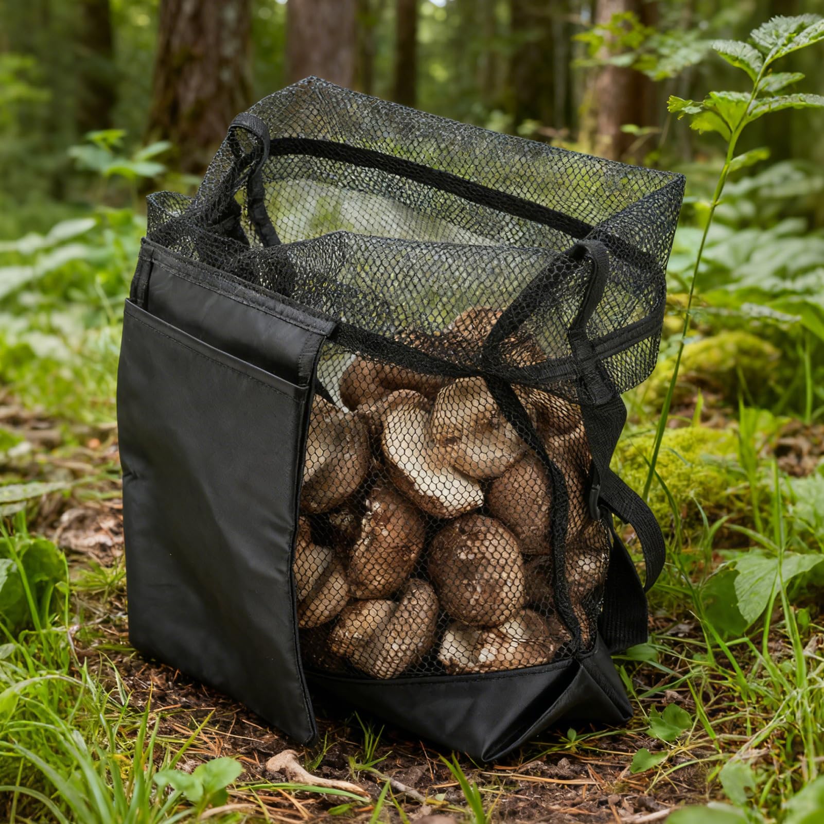 Zaino Raccogli Funghi Mushroom Rucksack, Ventilato Portatile Zaini Tessuto Con Cinturino Regolabile/sacchetto Multiuso, Rete Montagna Porta Funghi Per La Raccolta Di Roccia Per La Raccolta Della Frutt