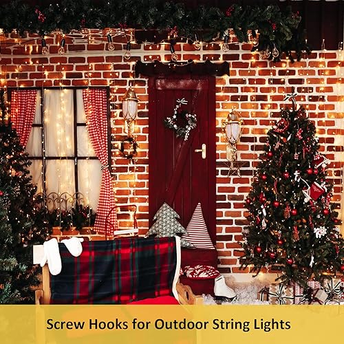 Miniatura 8 de RELBRO Ganchos de tornillo, ganchos de metal de 1-14 pulgadas para tazas, bronce, 50 unidades