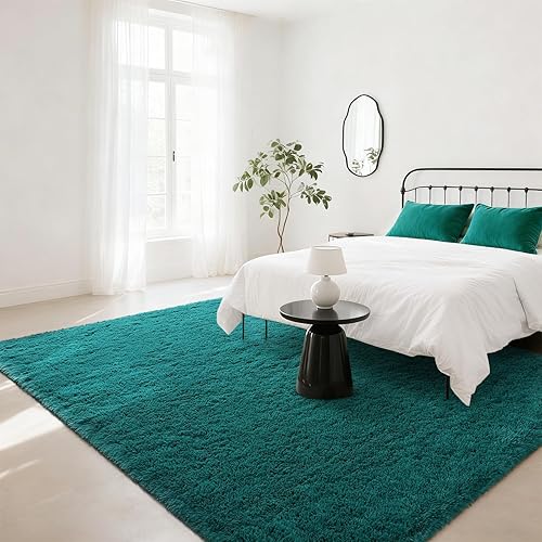 Vista 31 de BENRON Alfombras suaves para dormitorio, 2 x 6, lavables para pasillo, entrada, cocina, dormitorio, alfombra mullida para decoración de habitación