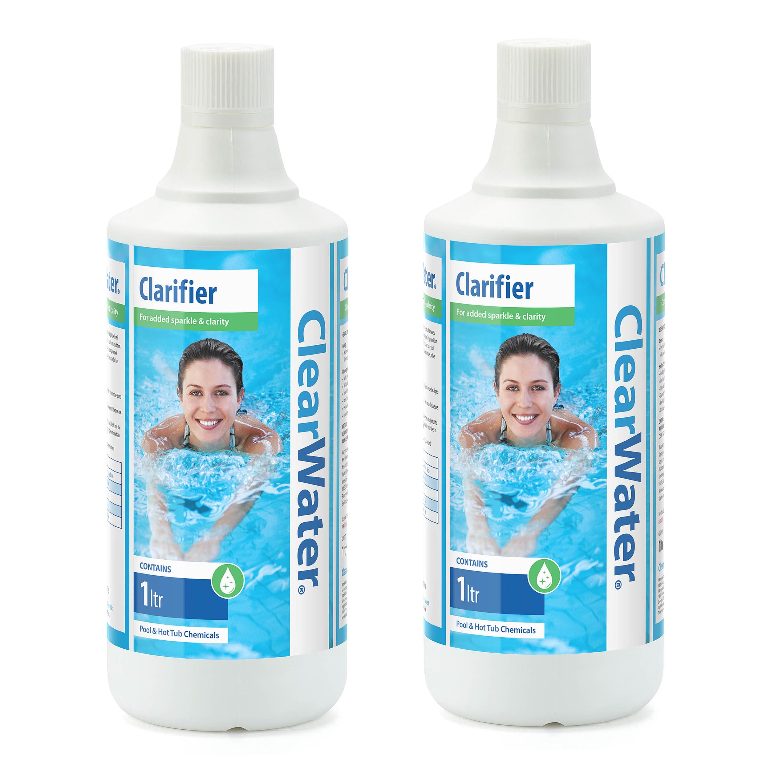 Clearwater Water Clarifier for Hot tub Spa and Swimming Water Treatment for Pristine Crystal Clear Water, 2 Litre