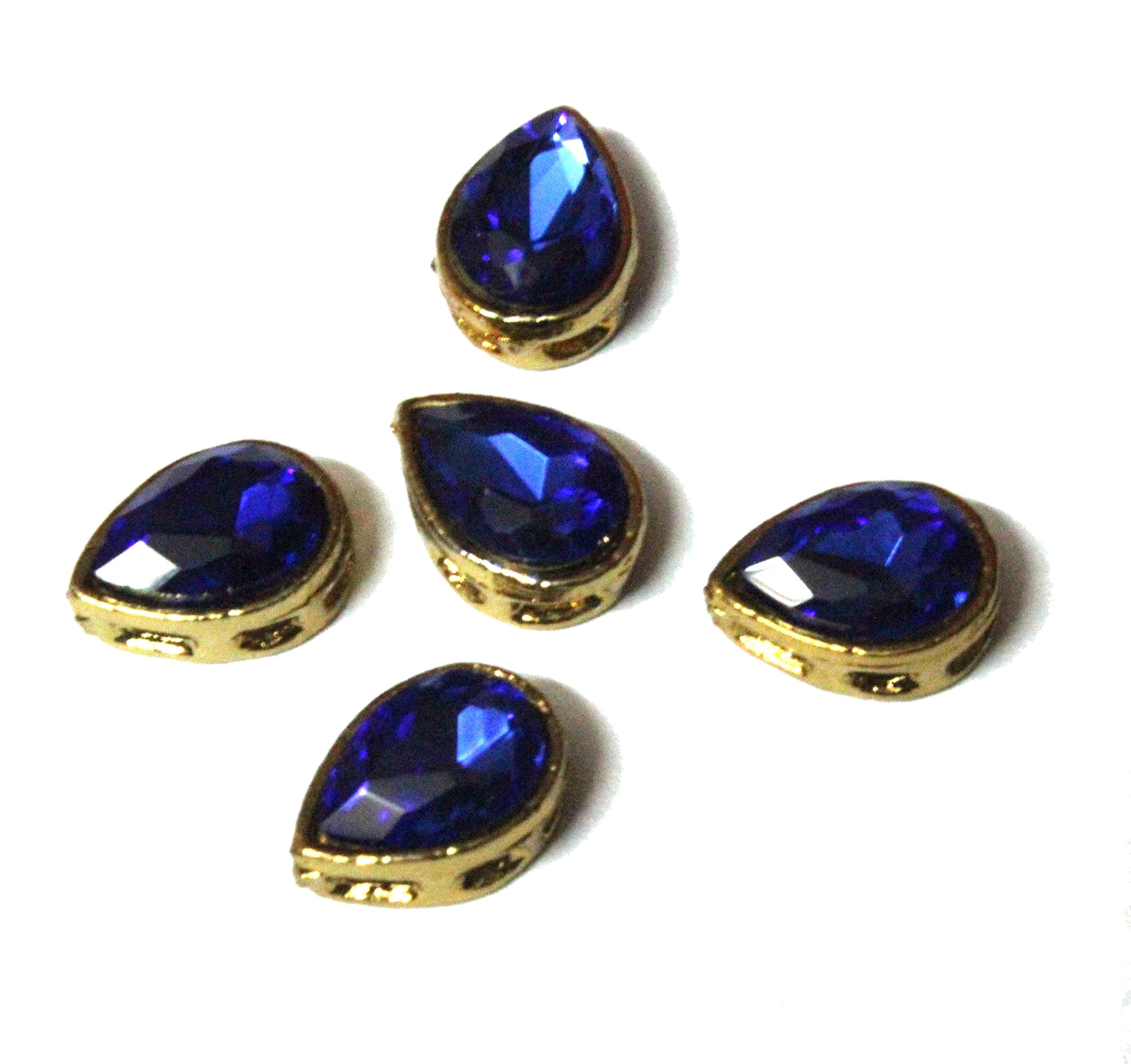 Mahabal Creations - Kundan Stones Glass Beads for Craft, Embroidery and Jewellery Making (Blue Color 20 Pcs) (B0B29M2ZK6) Amazon Price History, Amazon Price Tracker
