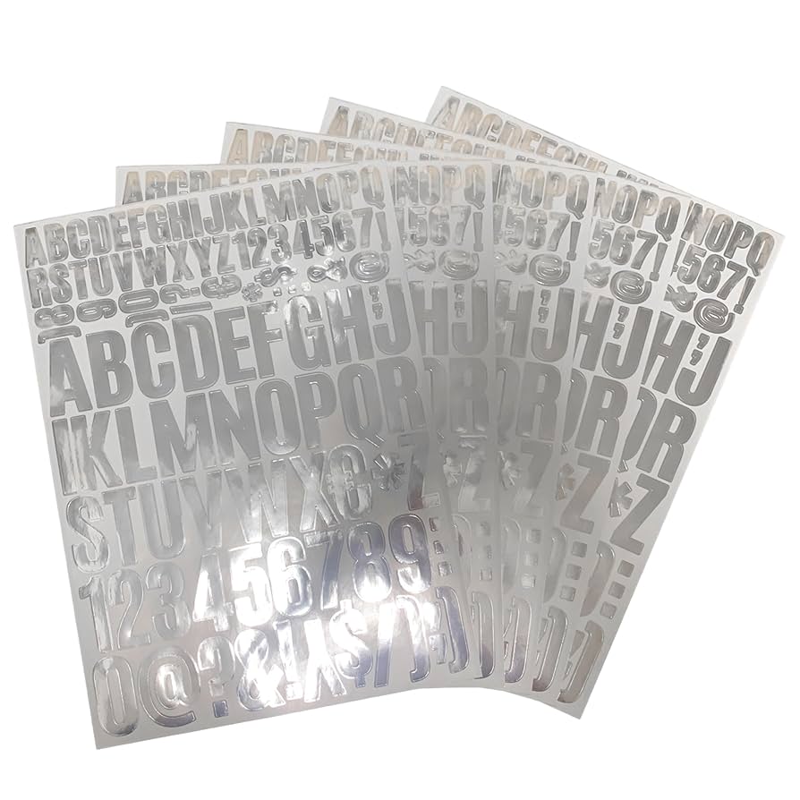 Amazon.co.jp: EDEN（エデン）シルバー アルファベット シール