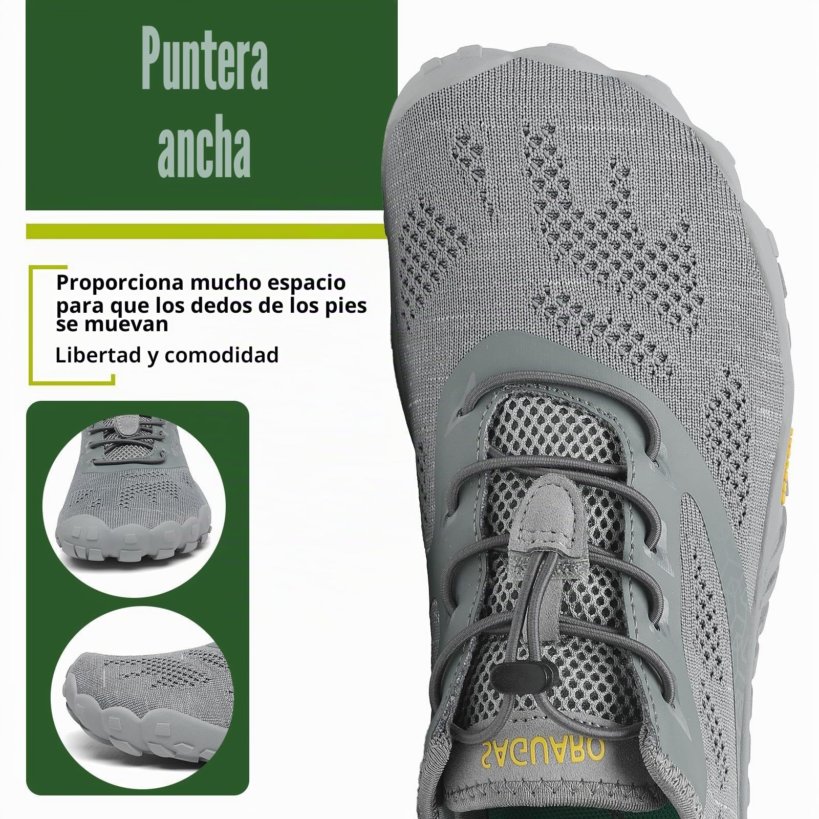 SAGUARO Zapatos Barefoot Hombre Zapatillas Minimalistas Mujer Calzado Trail Running