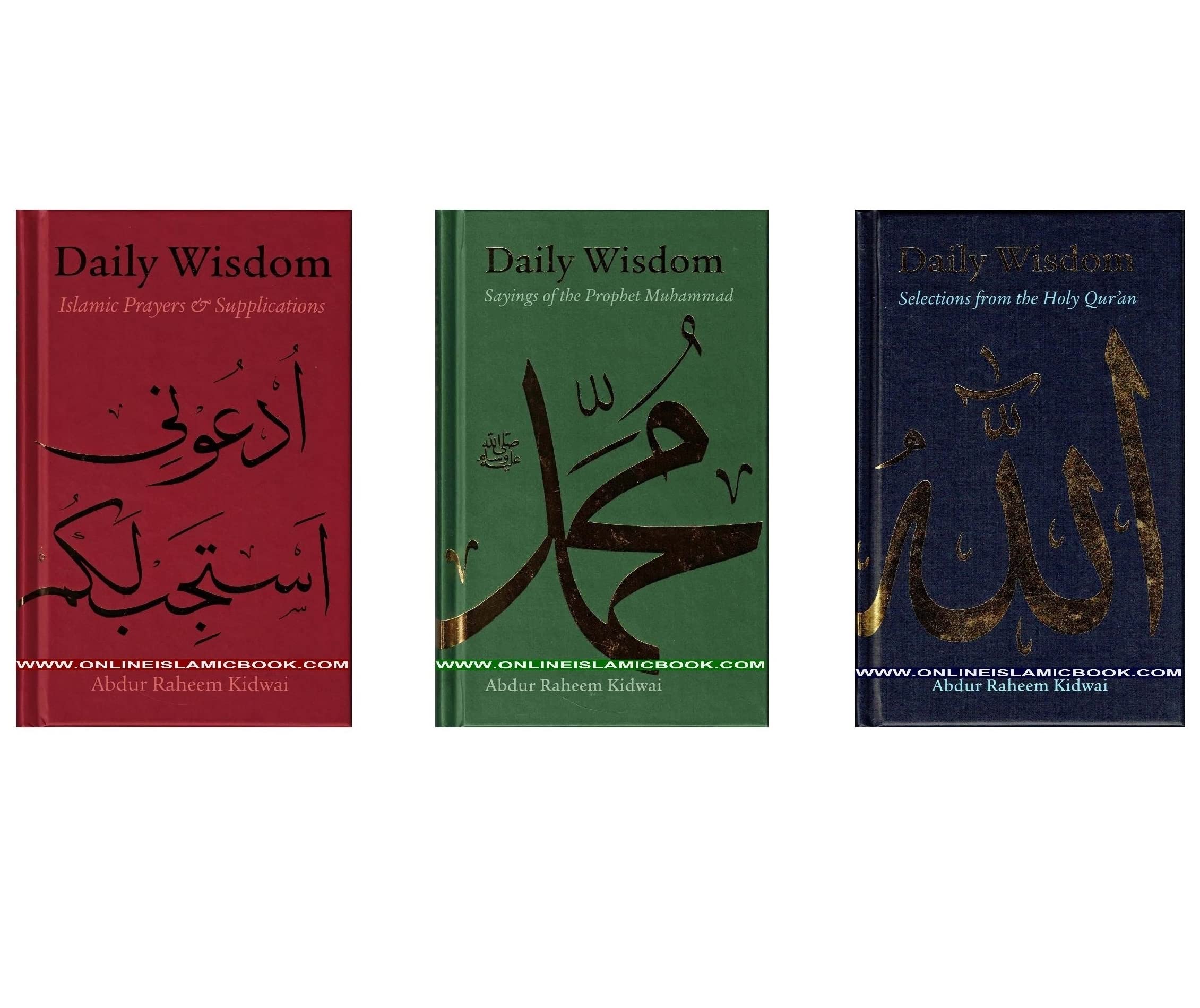 Daily Wisdom Series (3 Book Set) By Abdur Raheem Kidwai,2021 Edition