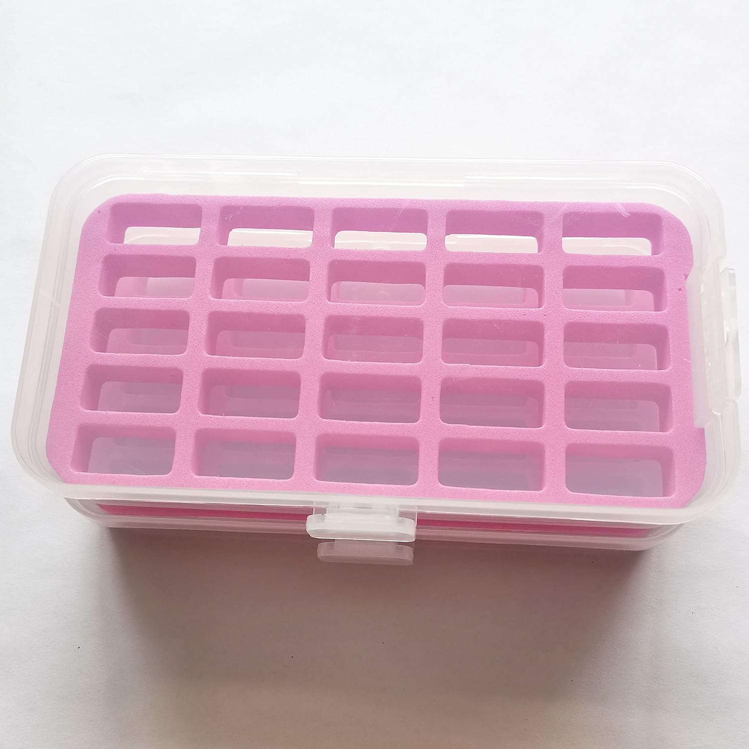 HONEYSEW 2 Bobbin Case for Bernina New 7 and 8 Series Jumbo Bobbin Sewing Bobbin Storage Case and Saver Holds 25 Bobbins Box Organizer (Bernina 7 and 8 Series bobbins Box)