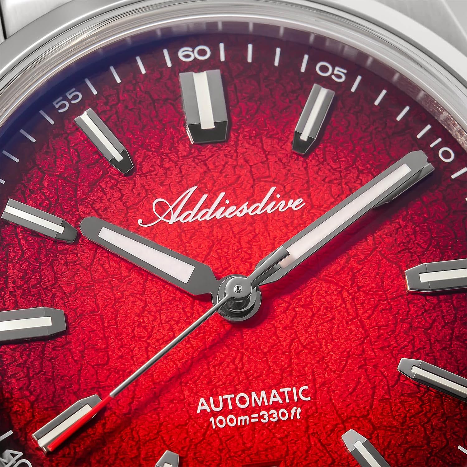 ADDIESDIVE AD2091 39 MM Orologio meccanico da uomo, movimento automatico NH35A, cristallo zaffiro, bracciale in acciaio inossidabile, orologio subacqueo 100M