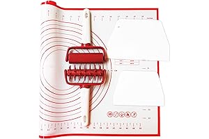 5 Essential Pizza Tools: Dough Roller, Docker, Pastry Mat, Scraper & Cutter