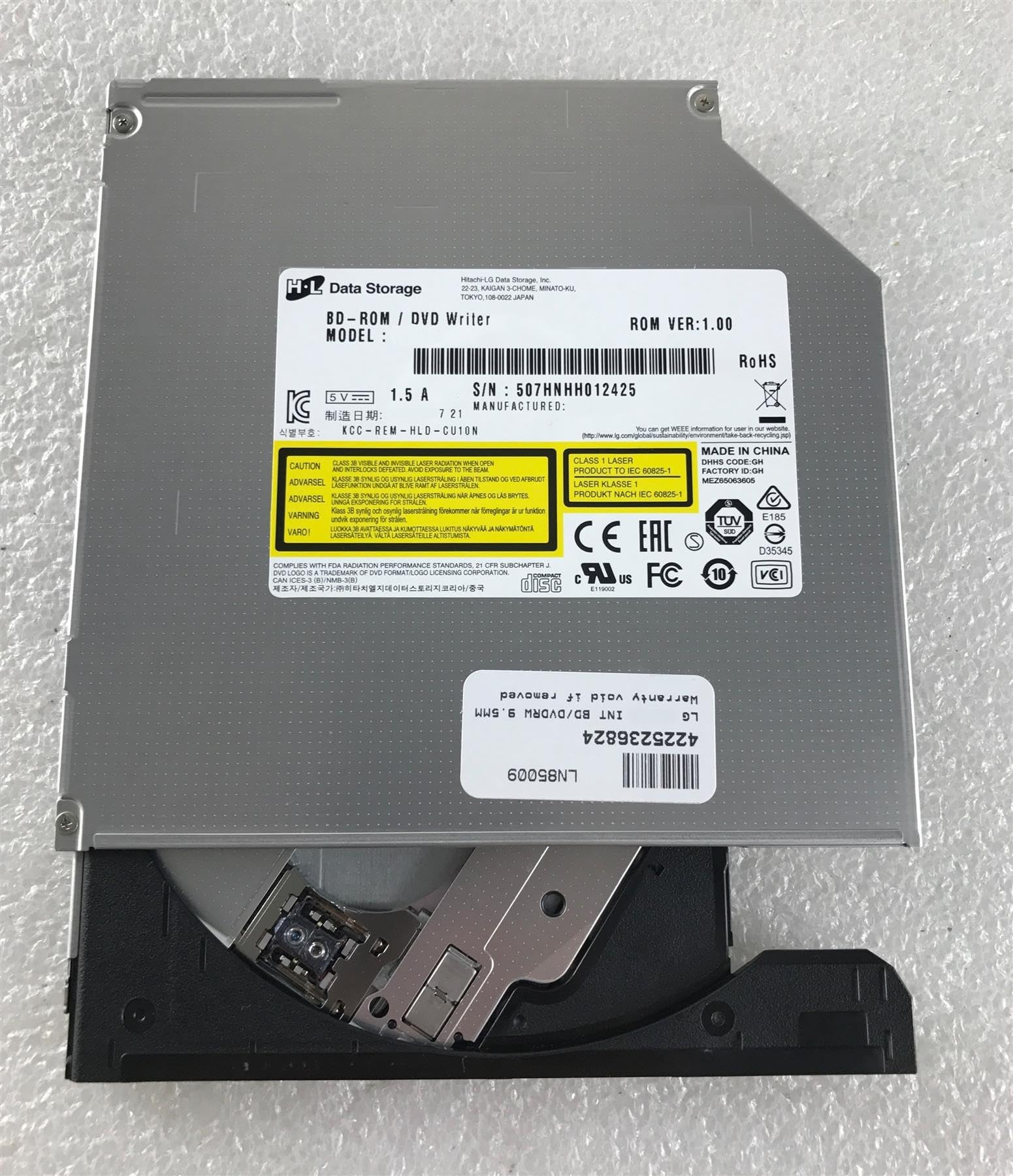 pour Lecteur Blu-Ray HP 9,5mm 735600-001 9,5mm 735600-001 BLU Ray Blue-Ray R/RE DVD/RW SUPERMULTI