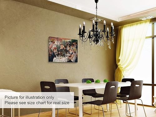 Miniatura 8 de Niwo ART - La noche estrellada, serie de pinturas más famosas del mundo, arte de pared en lienzo para decoración del hogar, envoltura de galería,