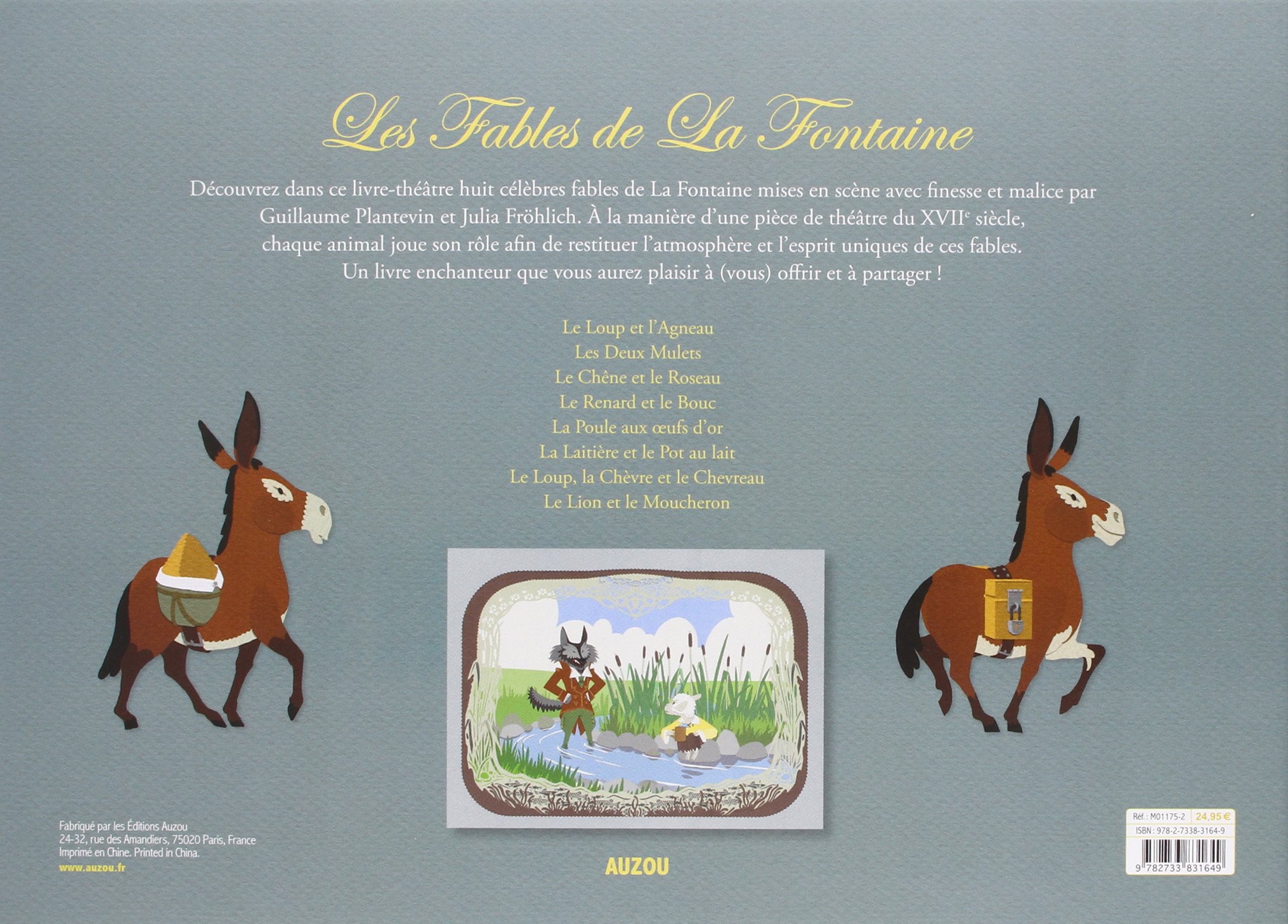 LES FABLES DE LA FONTAINE - EDITION LIMITEE (COLL. PAPIERS DECOUPES)