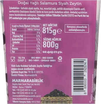 Marmarabirlik 800 Gr Pet Basket Series Special -S