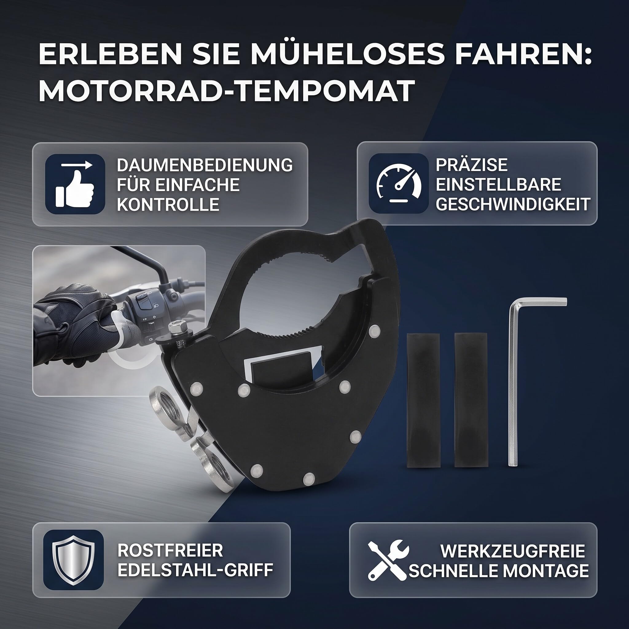 te Motorrad-Drosselklappenschloss, Motorrad-Tempomat, Drosselklappenverschluss, Halterung für Motorrad, Gashebelhilfe, Motorrad, Tempomat, Drosselklappenhilfe, unten Kit (unten)