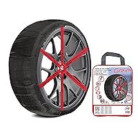 RD9 Grip Catene da Neve Tessile Taglia N. 510 Set 2PZ Guanti Inclusi