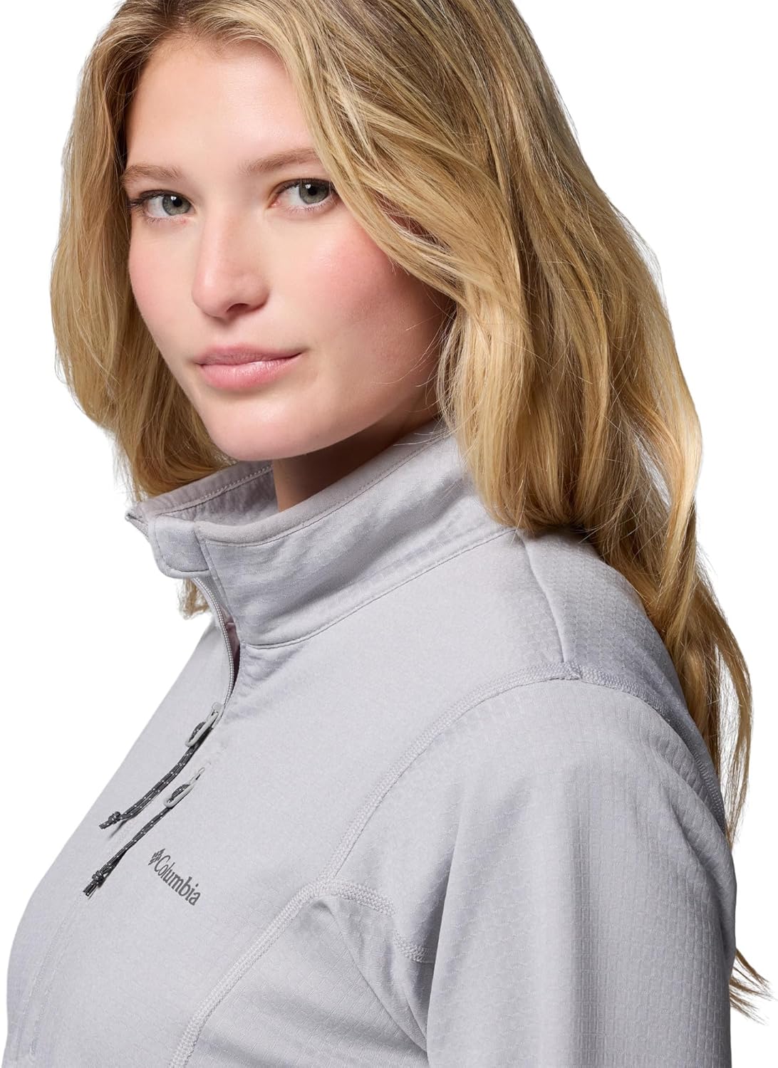 Columbia womens Essential Hike Grid Fleece Half Zip - Image 5