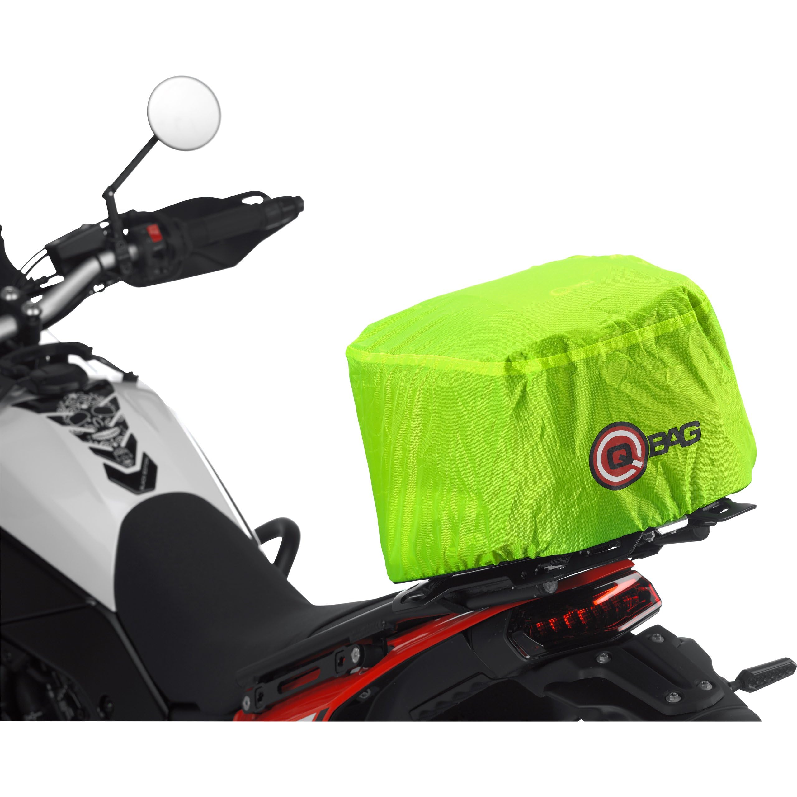 QBAG Hecktasche ST07 Abnehmbar 10-16L Stauraum Motorrad & Roller schwarz