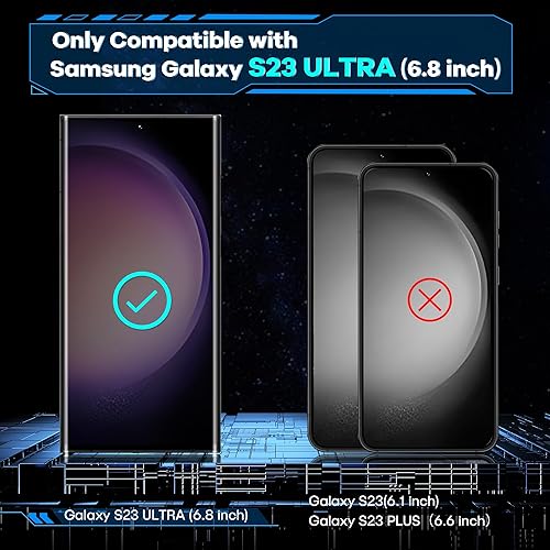 Miniatura 15 de AACL Protector de pantalla de vidrio templado para Samsung Galaxy S22 Ultra 5G, 6.8 pulgadas, desbloqueo de huellas dactilares, antiarañazos