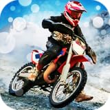 4 intricate slippery tracks; Winter Motocross 3D - Ice Chase
