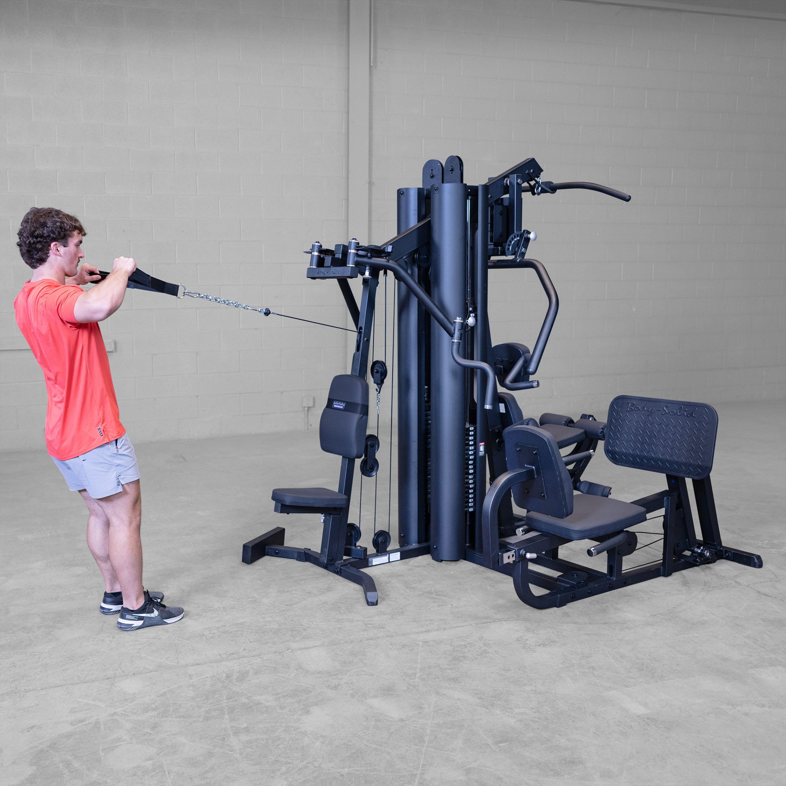 Body-Solid G-9U Kraftstation | Ganzkörpertrainer | inklusive 2X 95kg-Steckgewichtsblock | Home-Gym | Fitnessstation | Multi-Gym | Power-Tower für zuhause