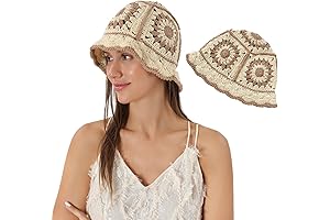 Fiewmay Crochet Bucket Hat: Embrace Bohemian Charm and Protection
