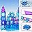 AFUNX Magnetic Tiles, 116PCS Magnet Building Blocks, 3D Diamond Magnetic Blocks, Construction Stem Toys for Kids, Educational Toys for Boys Girls Ages 3 4 5 6 7 8 (116 PCS)