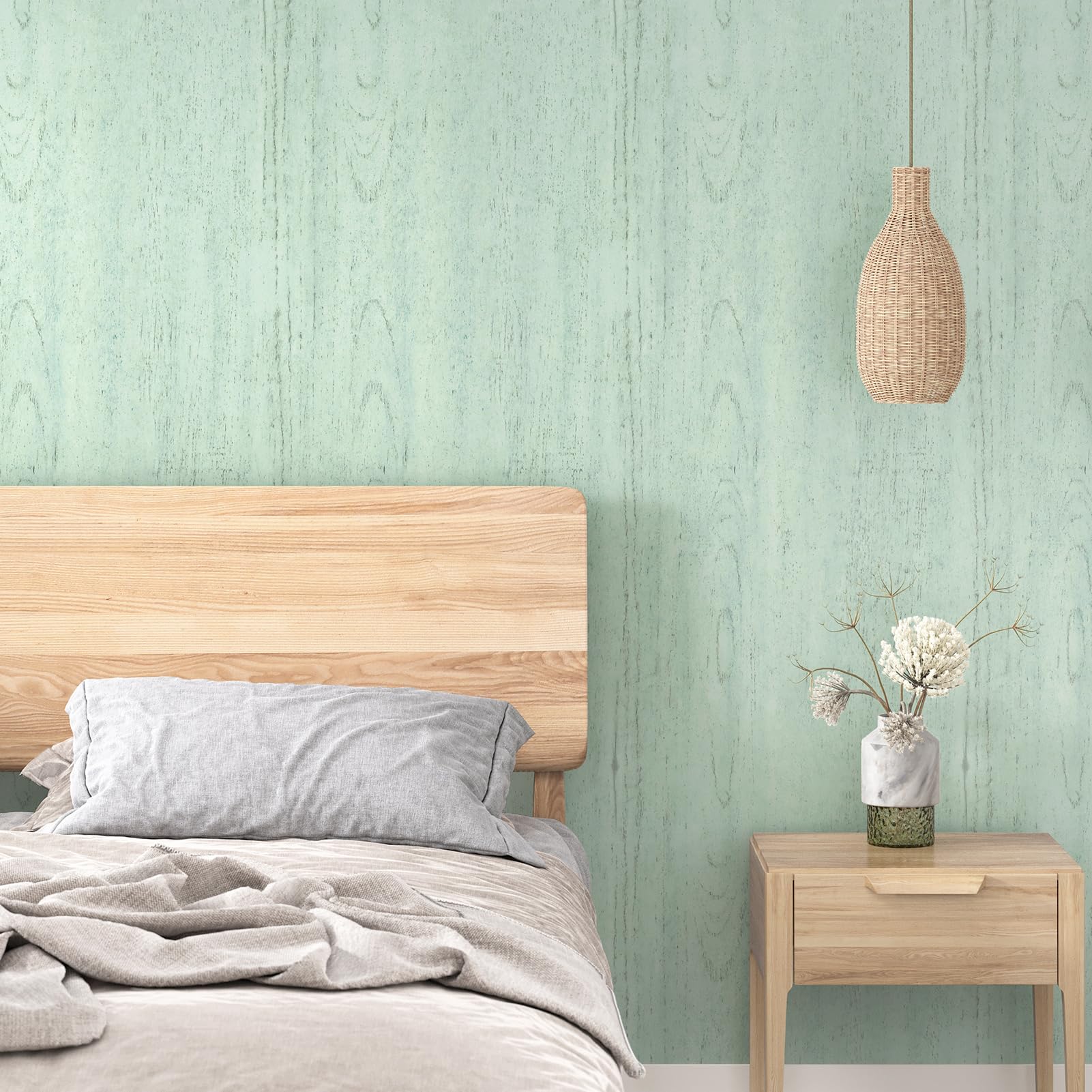 Pellicola Adesiva Legno Verde Per Mobili Carta Da Parati Adesiva Muro Moderna Carta Adesiva Effetto Legno Verde Per Armadio Piano Di Lavoro Rivestimento Adesivo Per Mobili 40cm x 800cm