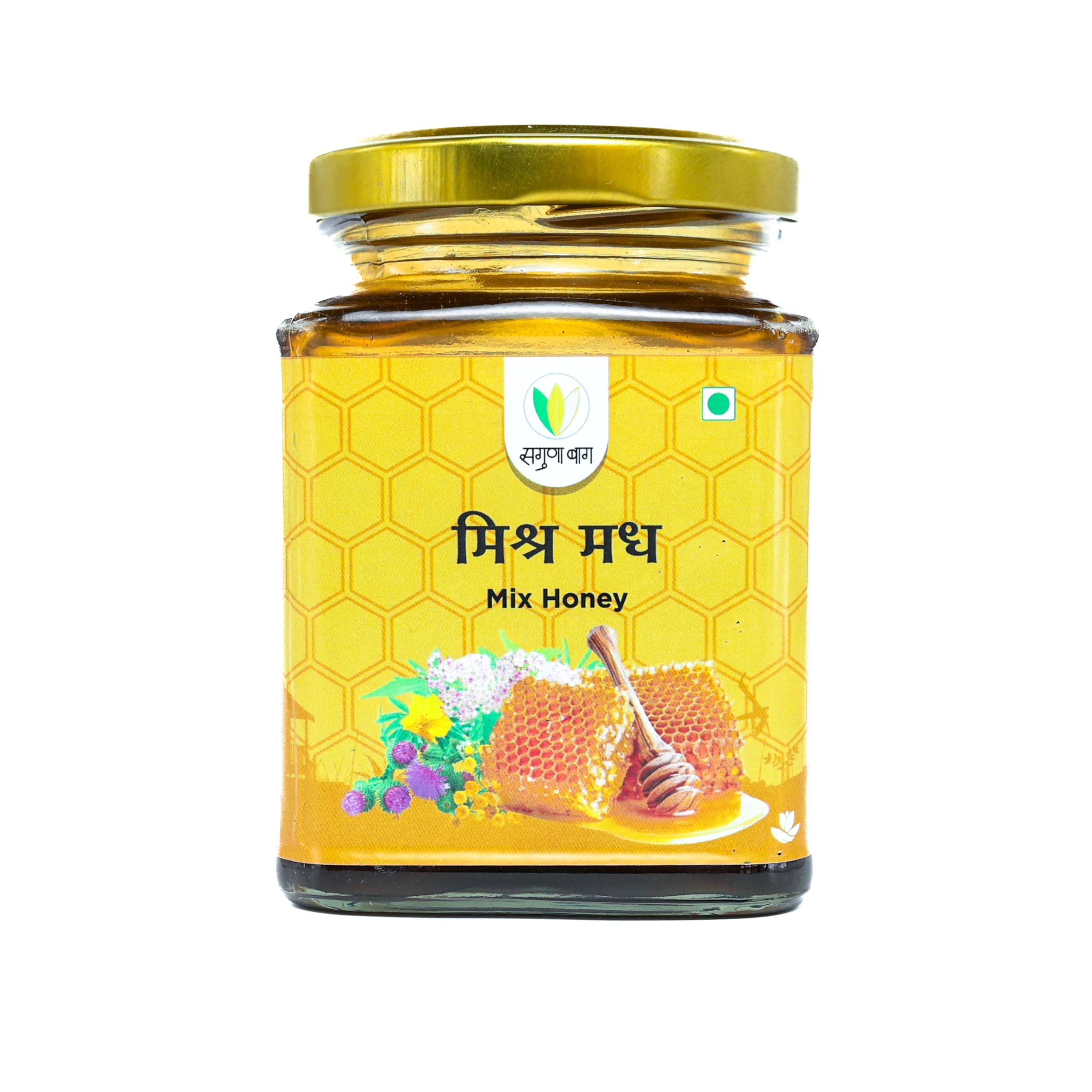Saguna Baug Natural Mix Flowers Nectar Raw Honey - 250gm | Unprocessed, Unpasteurized, No Artificial Sugar or Colour Adulteration-image-25