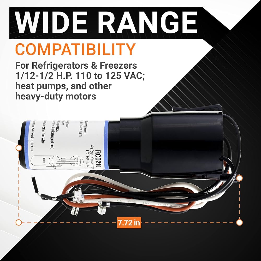 BlueStars RCO210 3 in 1 Hard Start Capacitor Replacement