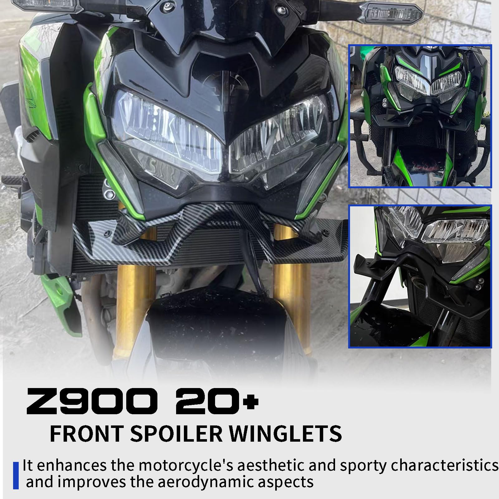 Moto Carénage Aile pour Ka WA sa ki Z1000/SX Z900 Z800 Z750 Z650 Kit D Moto Carénage Aile pour Ka WA sa ki Z1000/SX Z900 Z800 Z750 Z650 Kit D