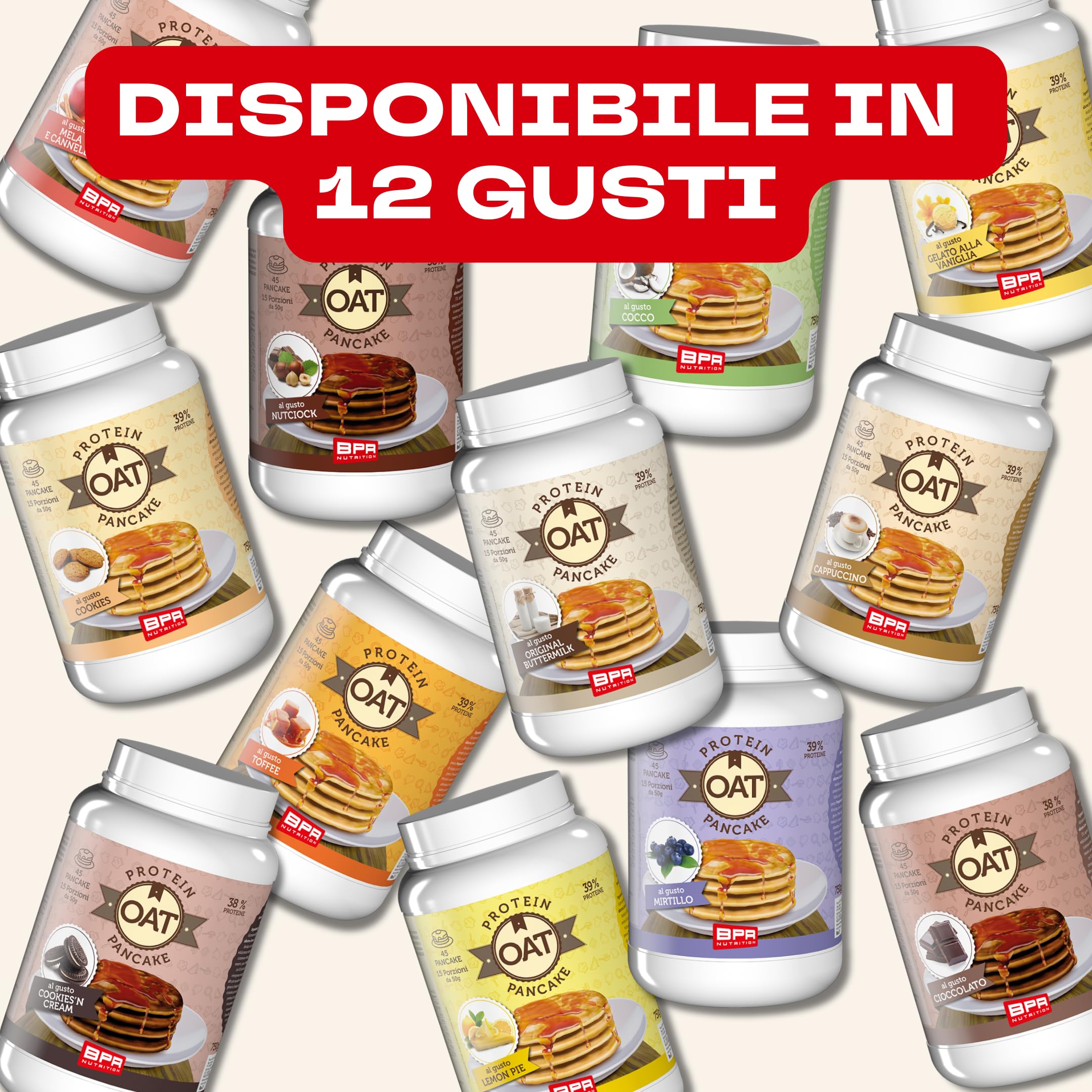 BPR Nutrition Oat Protein Pancake Original - 750 g