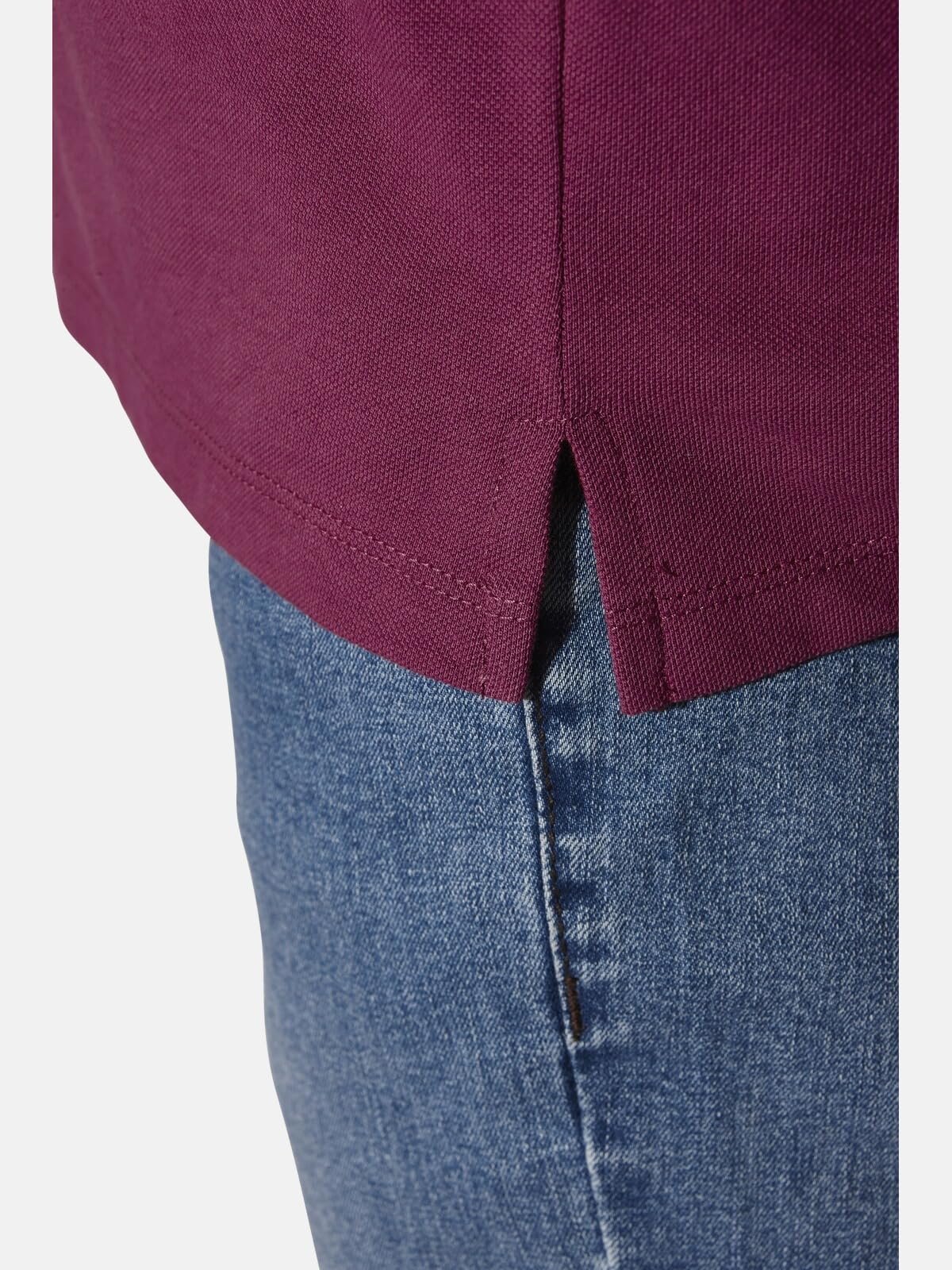 Jan Vanderstorm Herren Poloshirt Morlan | Elegantes Piqué Kurzarm-Polo mit Kontrastdetails, atmungsaktiv, Comfort-Fit, Seitenschlitze, Casual, 100% Baumwolle, L–7XL
