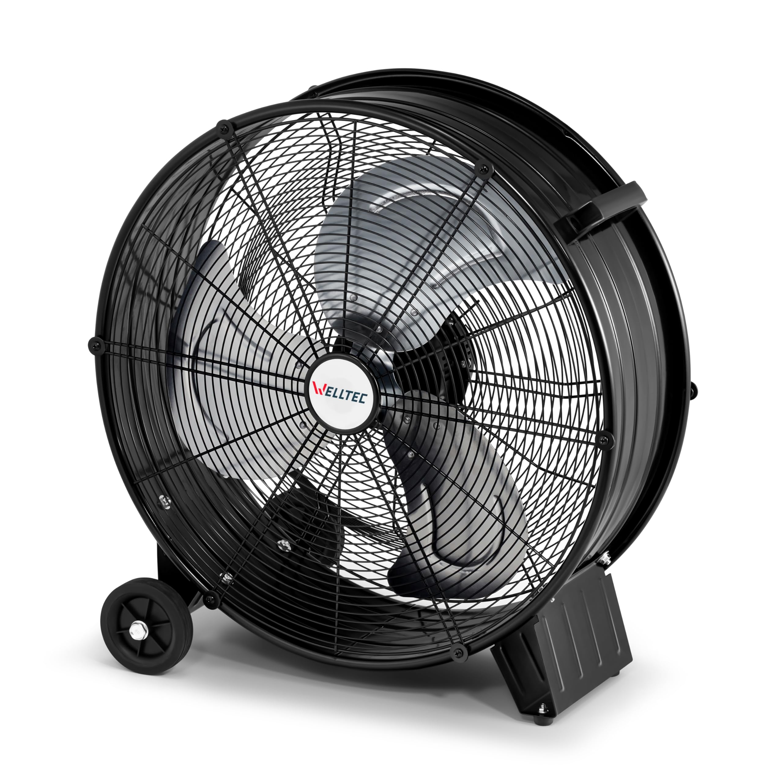 Welltec DHX70 osuszacz powietrza | maks. 70 l/24 h | do pomieszczeń o powierzchni 160 m² | pompa spustowa kondensatu | strumień powietrza maks. 750 m³/h | z wentylatorem przemysłowym welltec FX20