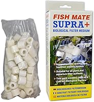 Vista 5 de Fish Mate Medio filtro Supra+ BIO - Medios biológicos para estanques y acuarios, ajuste universal, aumenta las bacterias beneficiosas y la claridad