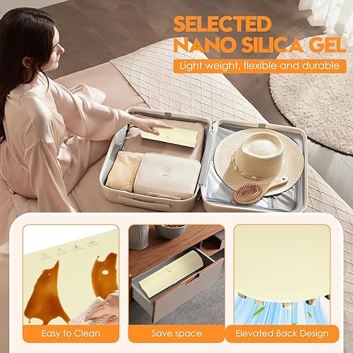 Miniatura 6 de Tapete de calentamiento de silicona para alimentos, bandeja de calentamiento eléctrico rápido de superficie completa, tapete de cocina de