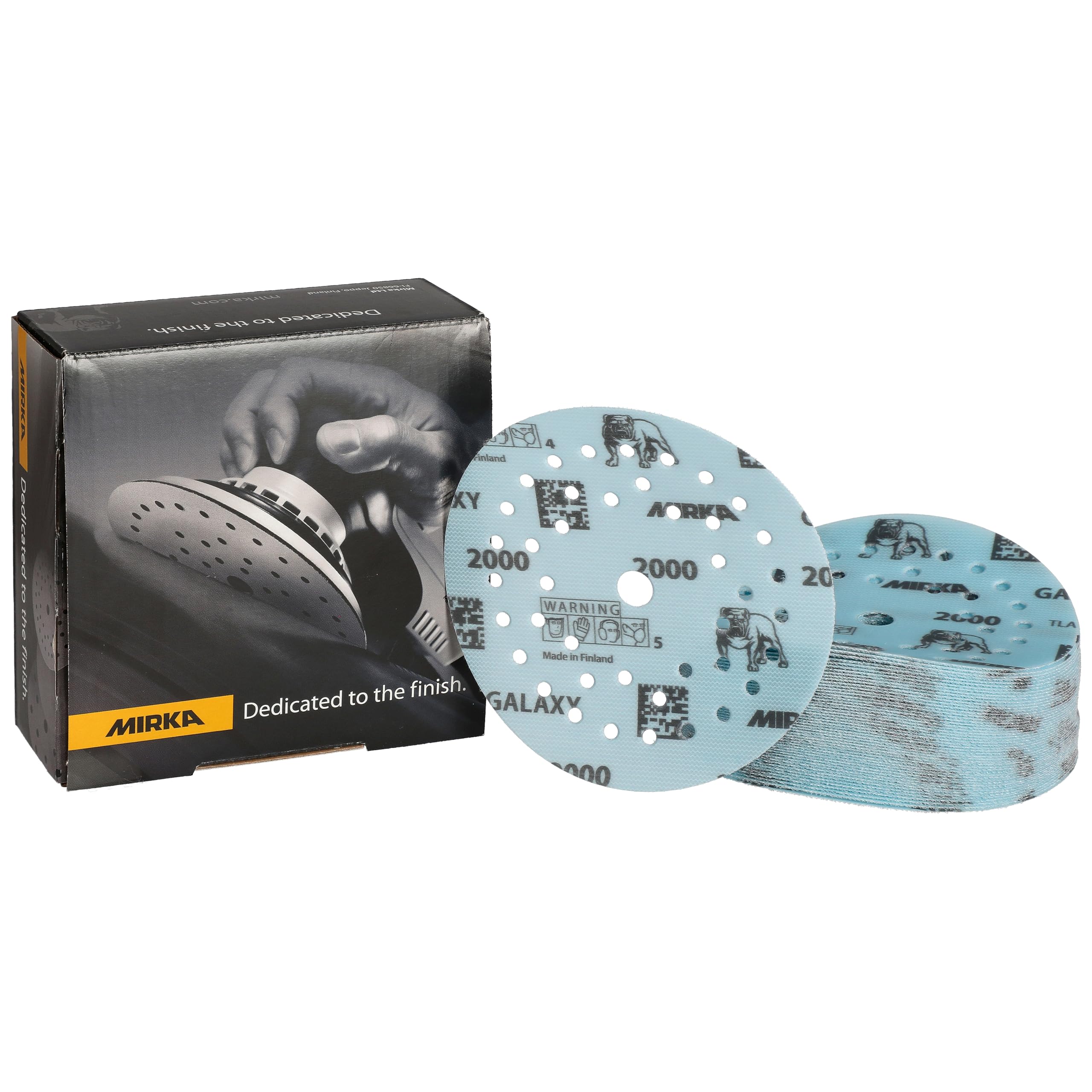 Mirka - abrasive sheets - Galaxy 125mm Grip Multifit sanding discs