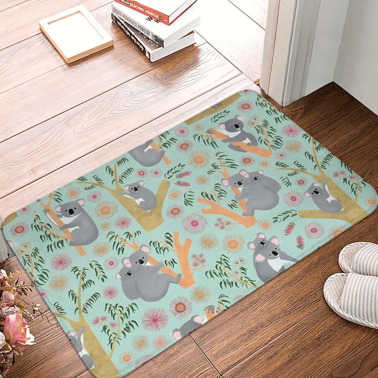 Paillasson koala tapis de porte d'entrée décoratif d'intérieur bébé animal