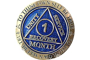 Stimulating Recovery Journey with 1 Month AA Medallion Reflex Blue