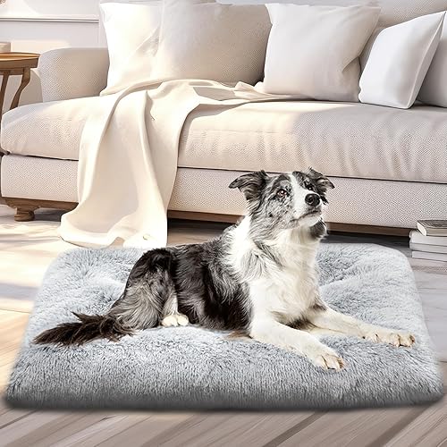 Miniatura 2 de Cama para perros medianos y pequeños, camas de lujo para perros de felpa, cómoda almohadilla para perrera, tapete lavable para dormir para mascotas,